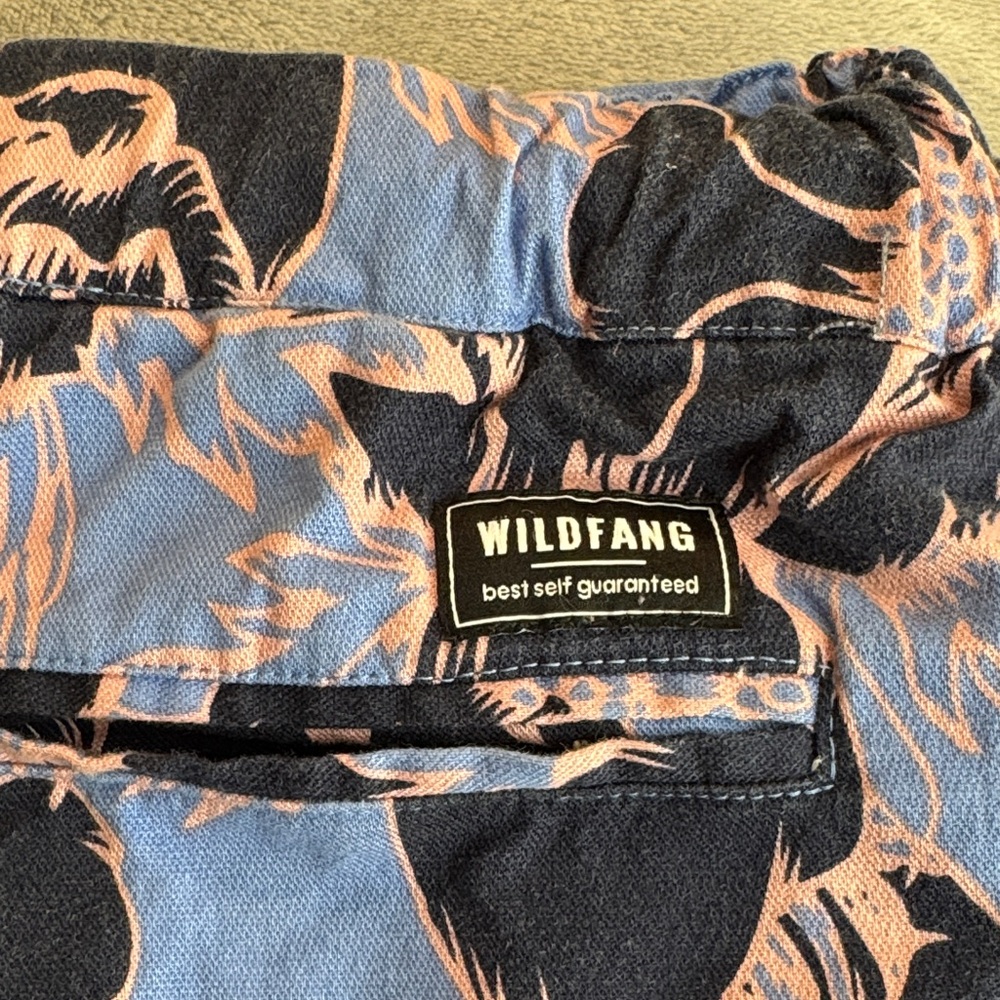 Wildfang The Essential Drawstring Pant Blooming Floral Blue Size Small - Picture 10 of 16